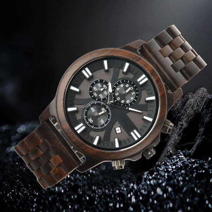 New Men's Business Multifunctional Luminous Large Dial Quartz Watch