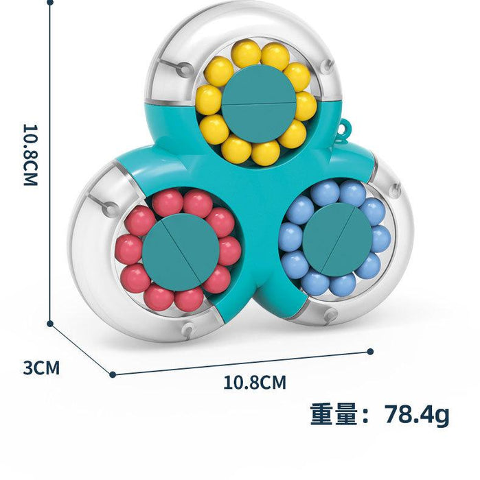 Rotating Magic Beans and Rubik's Cube Fingertip Gadgets