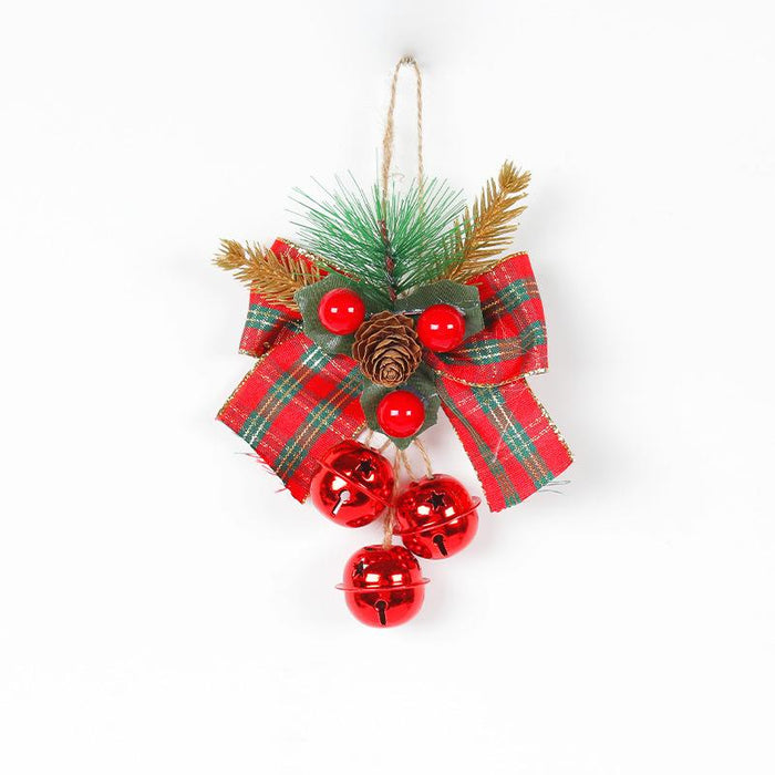 Christmas Bell Christmas Tree Bow Ornaments Decoration