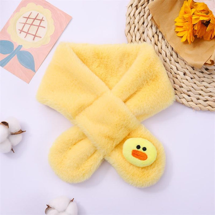 Cartoon Baby Winter Warm Thicken Scarfs