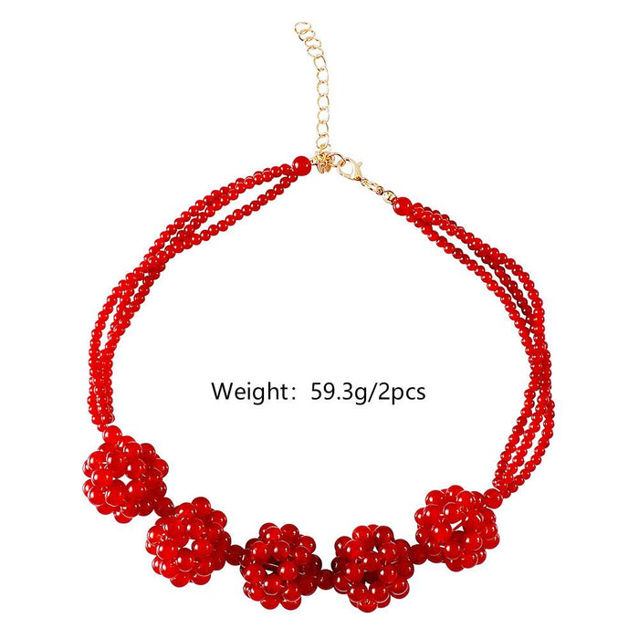 New Fashion Women's Creative Bohemian Hand Woven Necklace