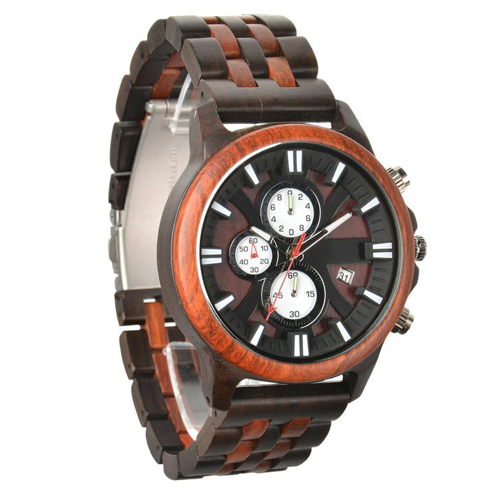 New Men's Business Multifunctional Luminous Large Dial Quartz Watch
