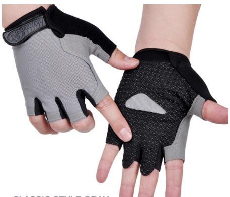 Anti Slip Shock Breathable Half Finger Gloves