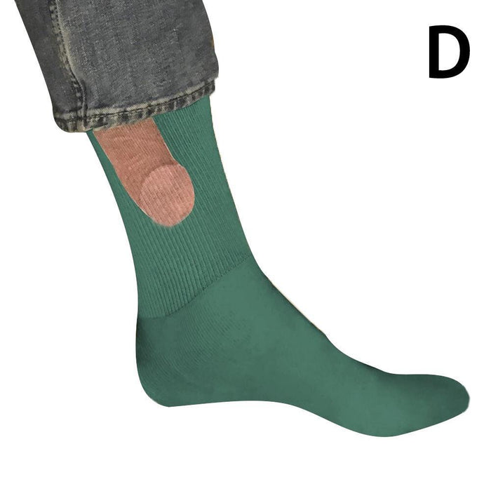 Show Off Funny Penis Socks for Men Novelty