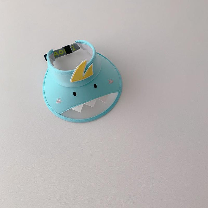 Summer UV Protection Cute Bear Children's Empty Top Hat