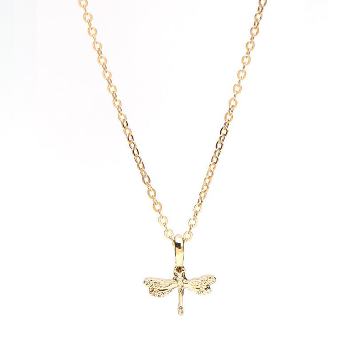 Dragonfly Necklace Animal Dragonfly Card Clavicle Chain