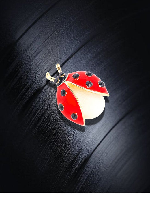 Creative Mini Insect Brooch Seven Star Ladybug Pin