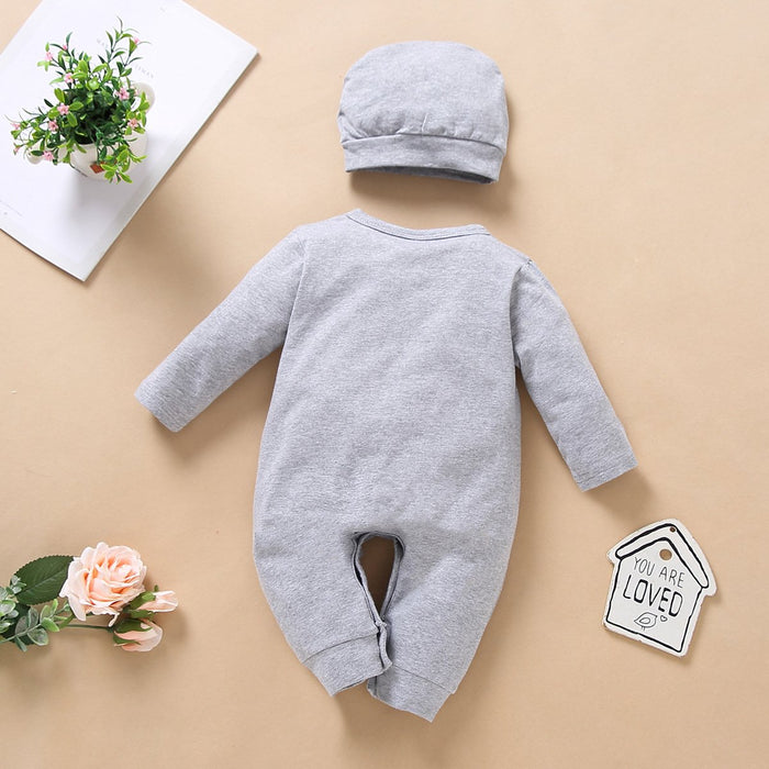 Children's long sleeve + HAT PURPLE one-piece climbing suit