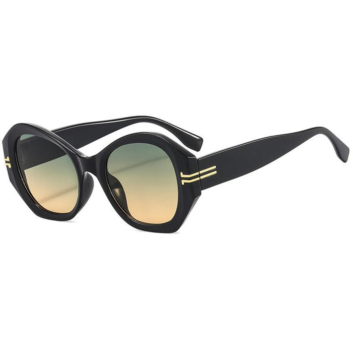 Irregular geometric personality light luxury Sunglasses