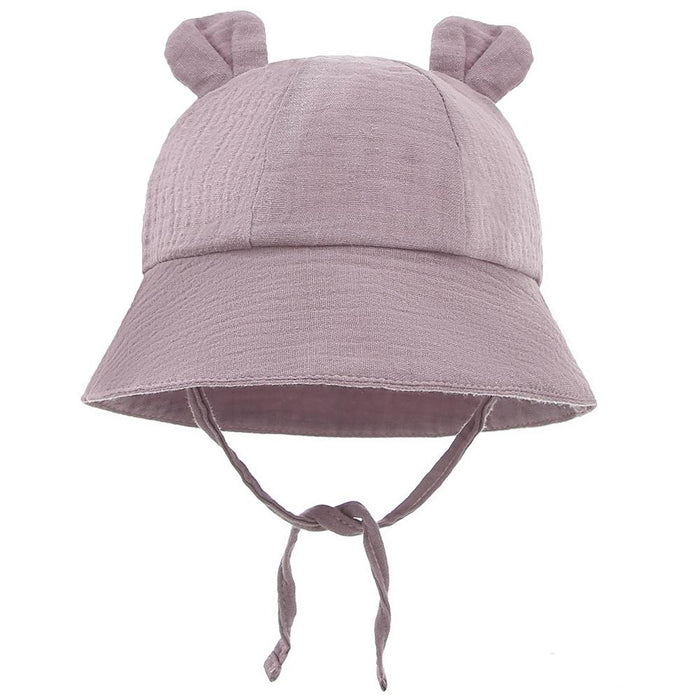 Cotton Sun Hat Children Outdoor Rabbit Ear Beach Caps