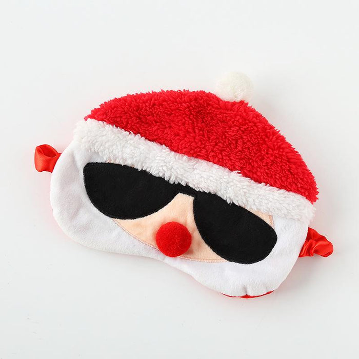 Cute Three-dimensional Cartoon Plush Sleep Shading Eye Mask