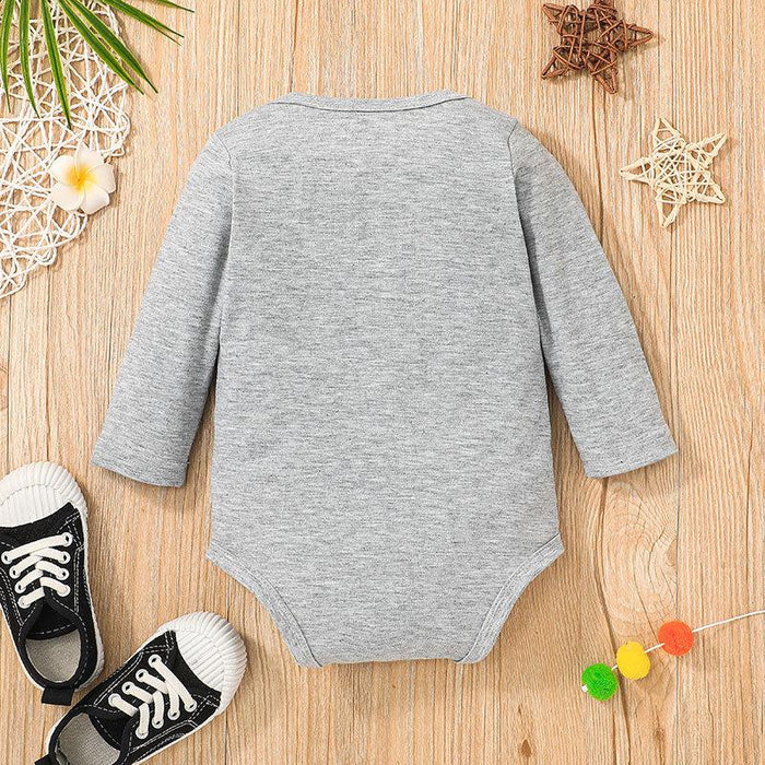 Casual Newborn Baby Boys' Letter Romper