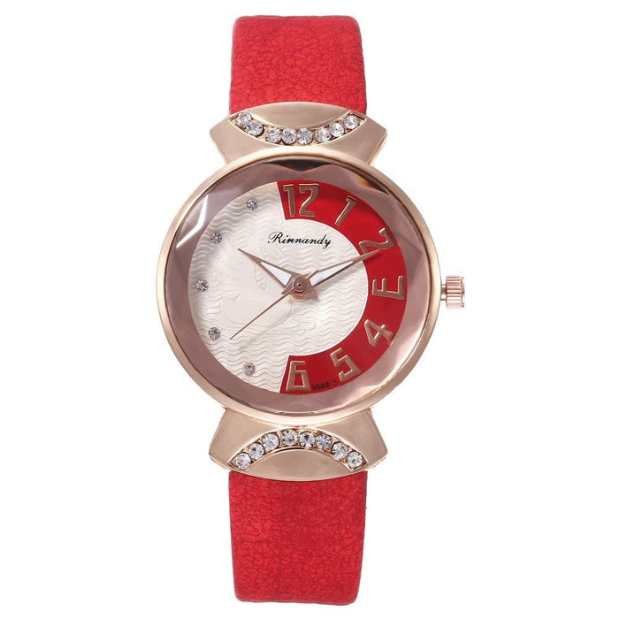 New Stainless Steel Women Wristwatch Quartz Fashion Casual Clock LLZ22228