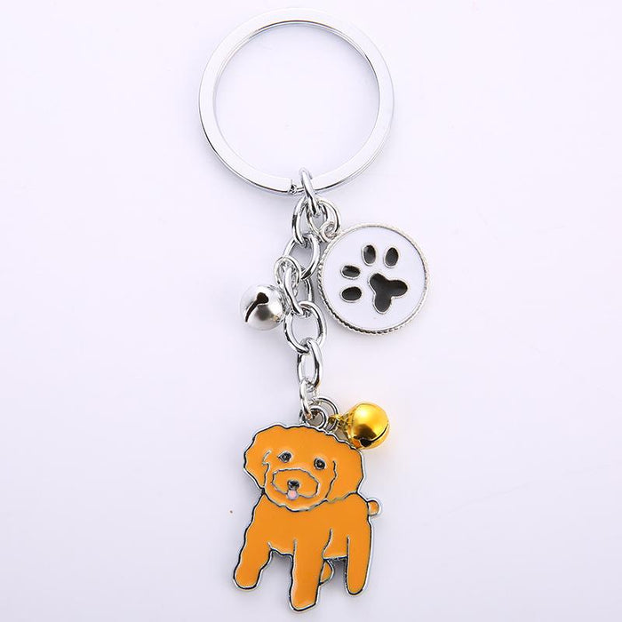 Creative Pet Dog Metal Keychain