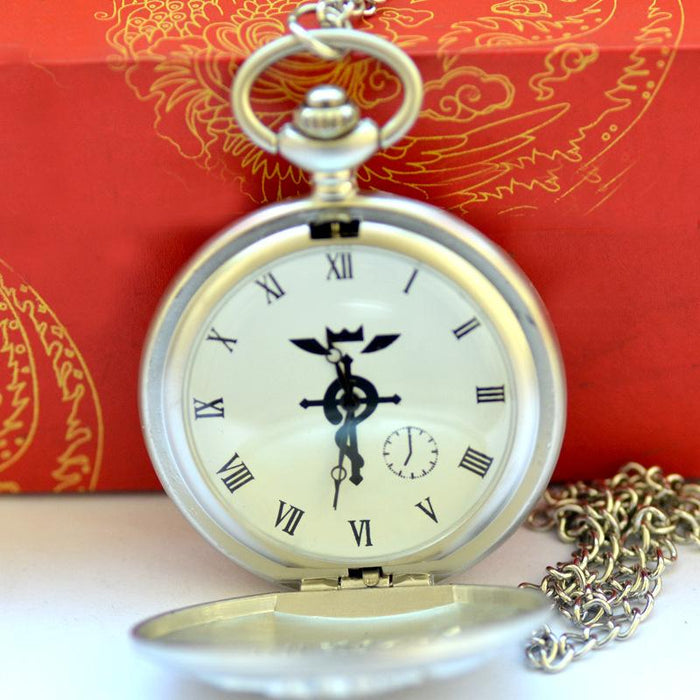 Steel Alchemist Animation Steel Snake Pocket Watch LL23704