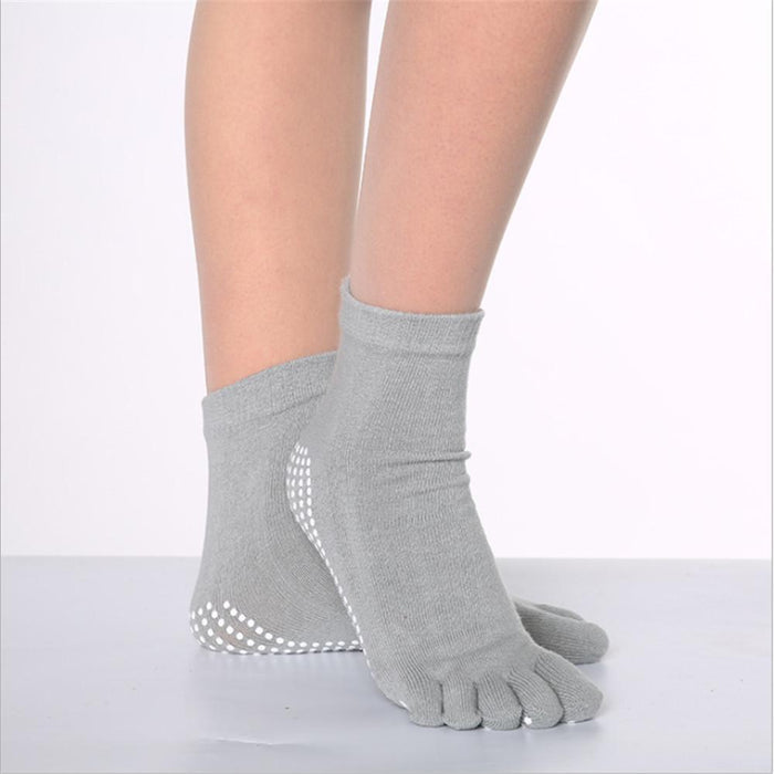 Cotton Yoga Cute Five-finger Socks