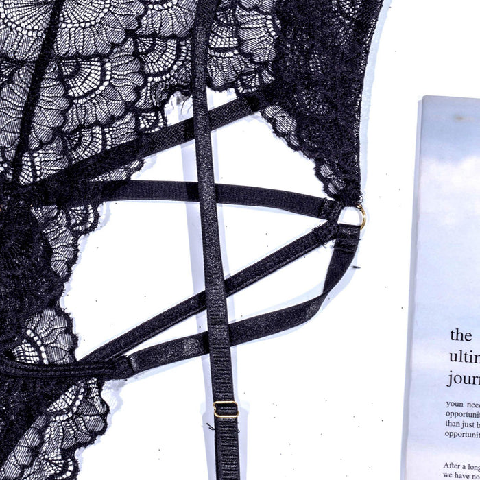 Women Sexy Lace One-piece Lingerie Fashion Bodysuit