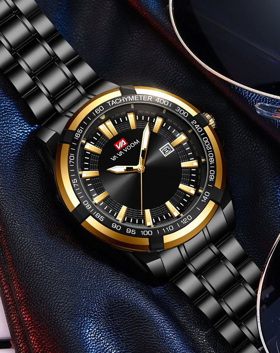 Men's Watch Business Calendar Quartz Watch Simple Atmospheric Luminous