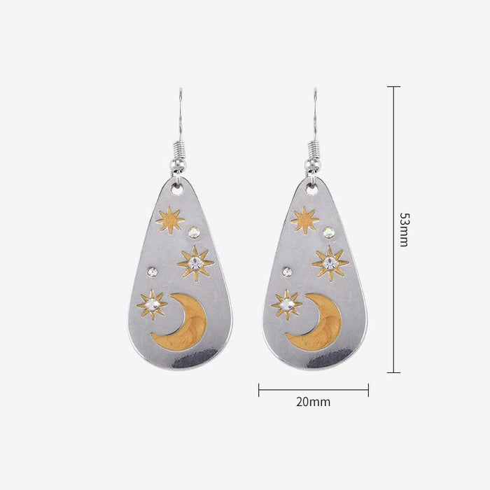 Nova Moon Drop Shaped Women's Earrings