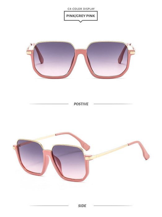 Box sun retro avant-garde Sunglasses
