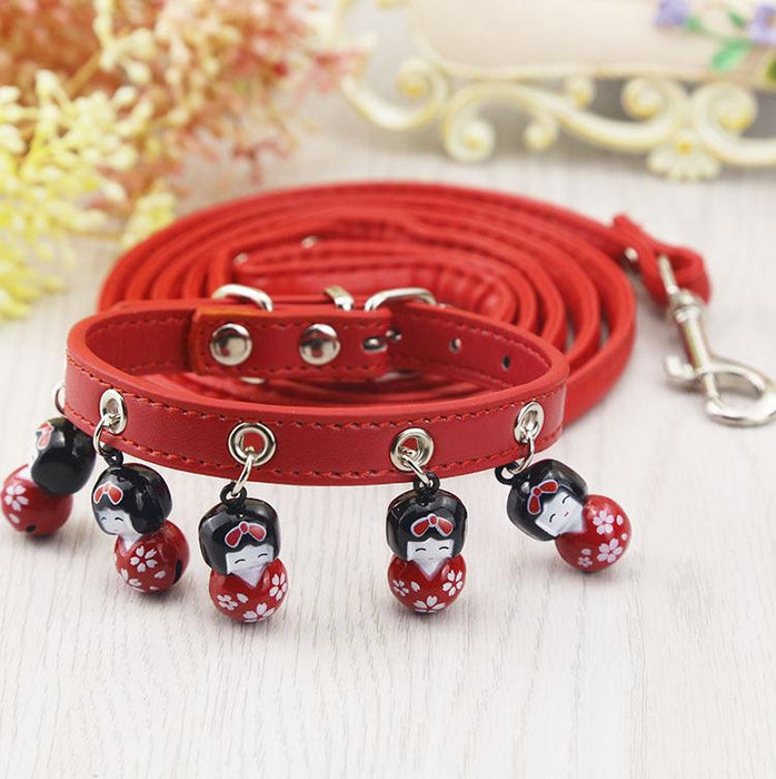 Bells Cartoon Small Dog Collar