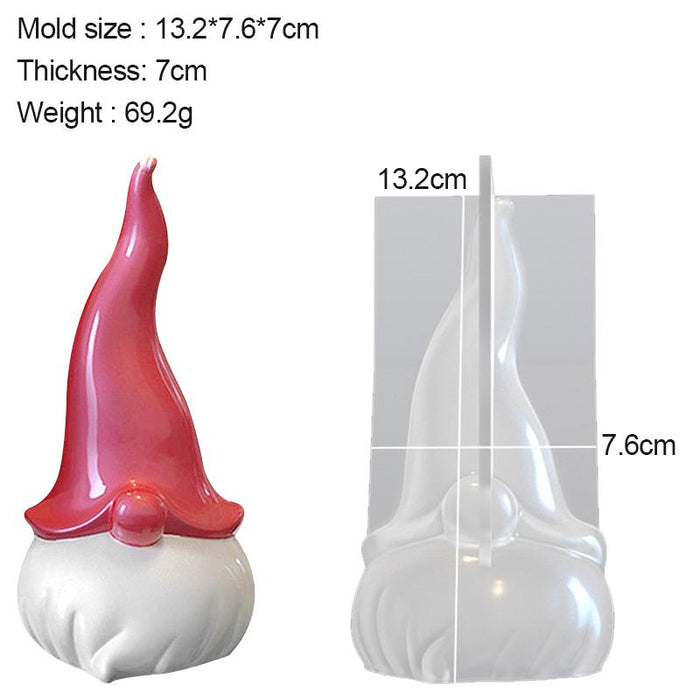 DIY Christmas Scented Candle Ornaments Silicone Mold