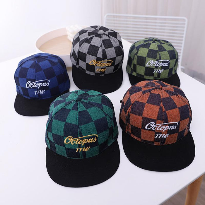 Summer Thin Sun Protection Adjustable Flat Brim Children's Cap