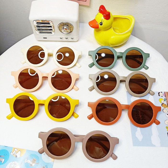 Fashionable Round Frame UV Proof Children's Sunglasses