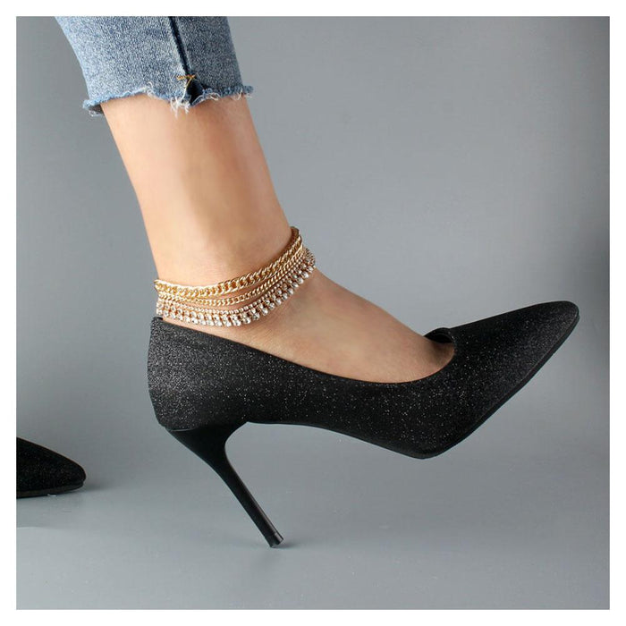 Ins Simple Style Fashion Foot Decoration Women's Multi-layer Foot Chain