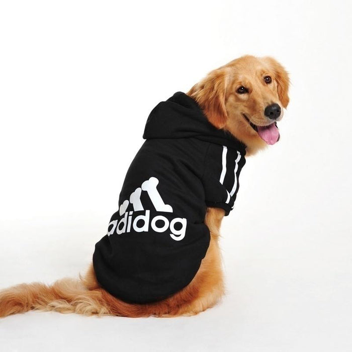 Winter Dog Clothing Adidog Sports Hoodie