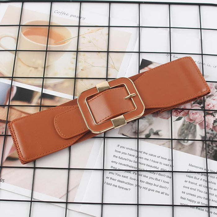 Simple Fashion Women's Decorative Wide Belt