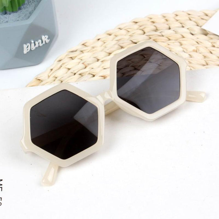 Children's Sunglasses hexagonal diamond Sunglasses