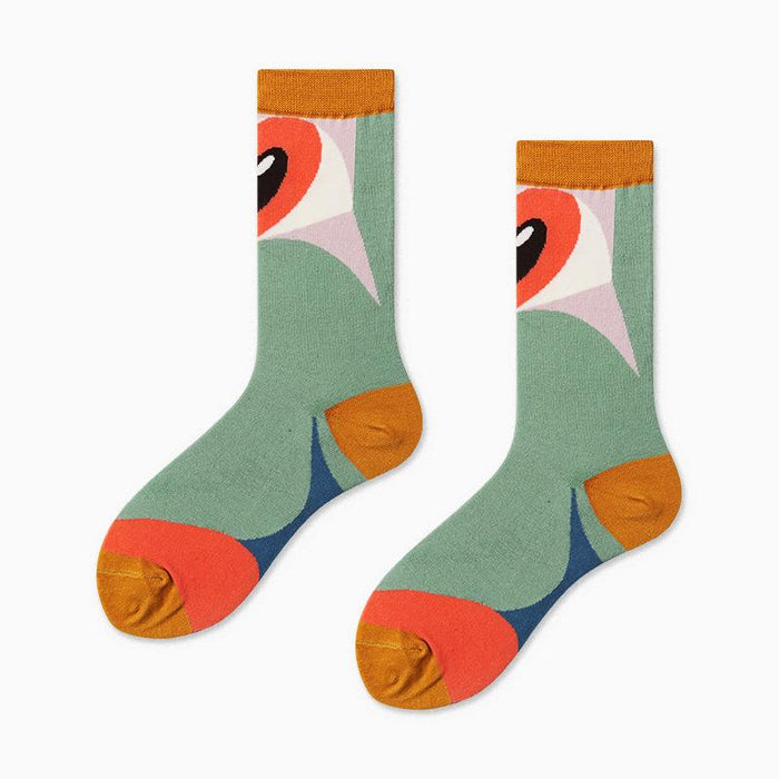 Outdoor Skateboard Sox Winter Creative Abstract Funny Socks