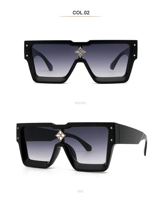 Sunglasses men's and women's Square Rhinestone Sunglasses