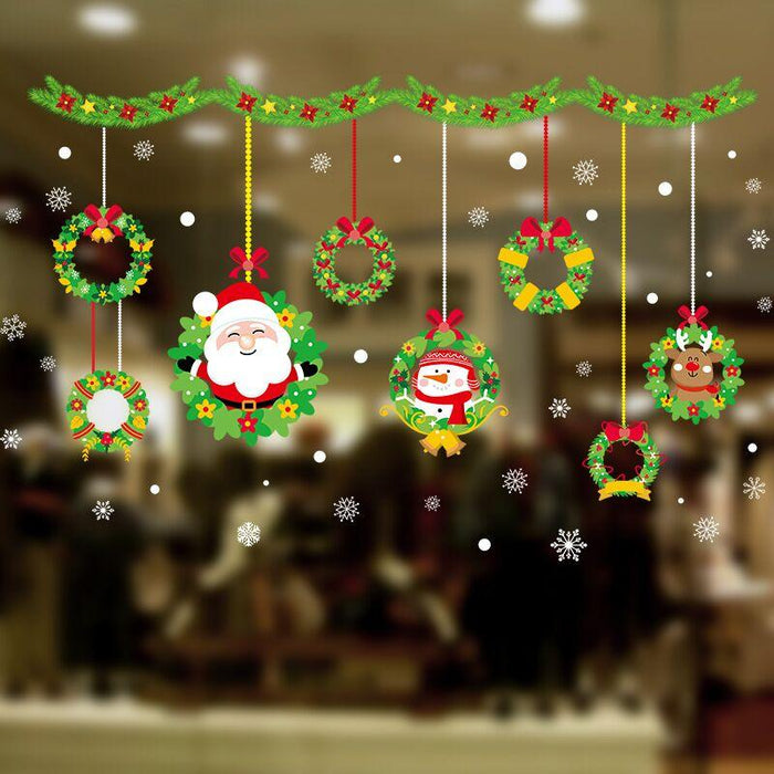 2022 Christmas Window Stickers