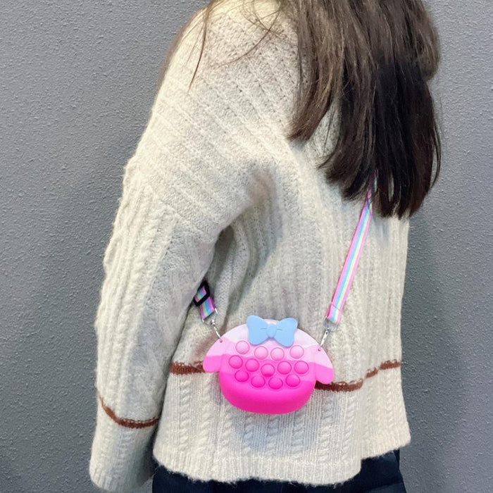 Bow powder diagonal bag toy