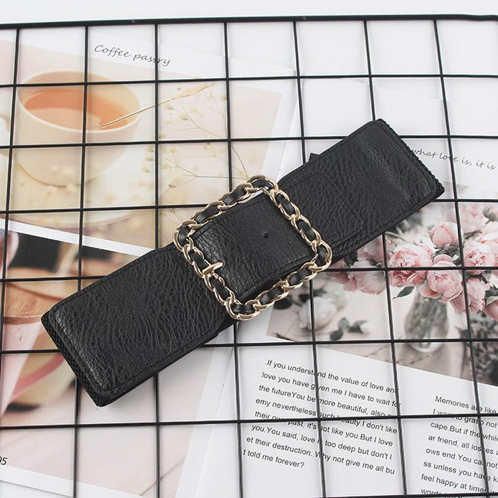 Simple Fashion Women's Decorative Wide Belt