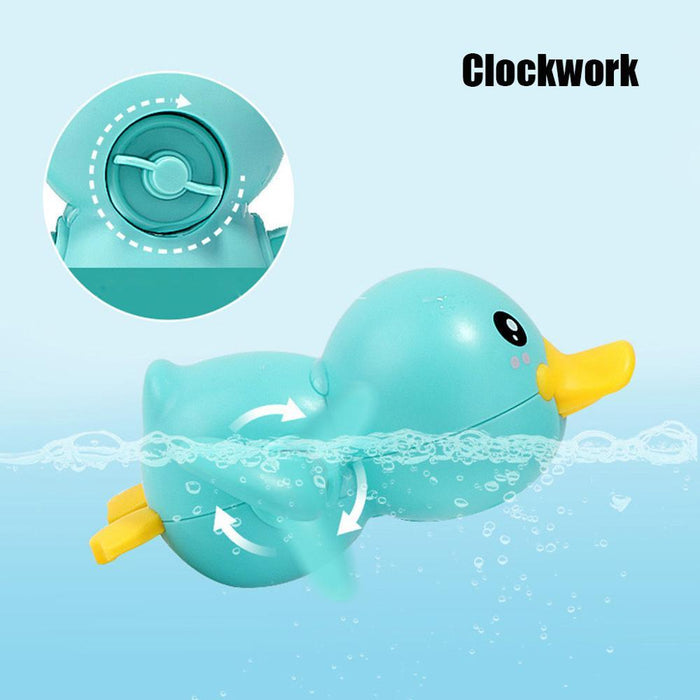 1 Pack Baby Bathroom Tub Shower Clockwork Swim Toys