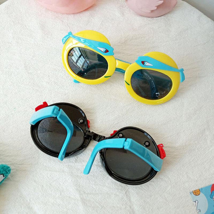 Children's Silicone Cartoon Turtle Polarized Sunglasses