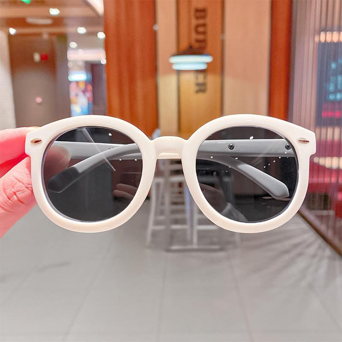 Children's Sunglasses Sun Shading round frame polarizer