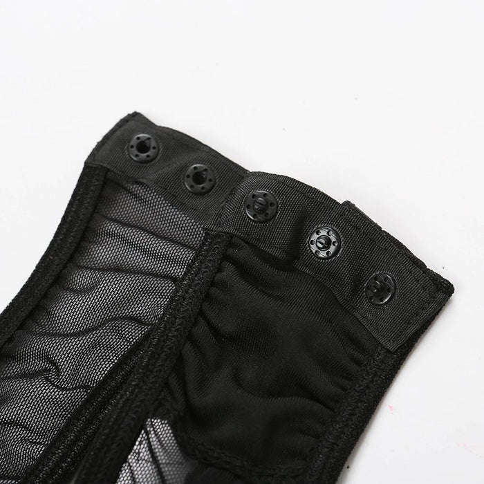 Sexy One-piece Lingerie Lace Mesh Women Bodysuit