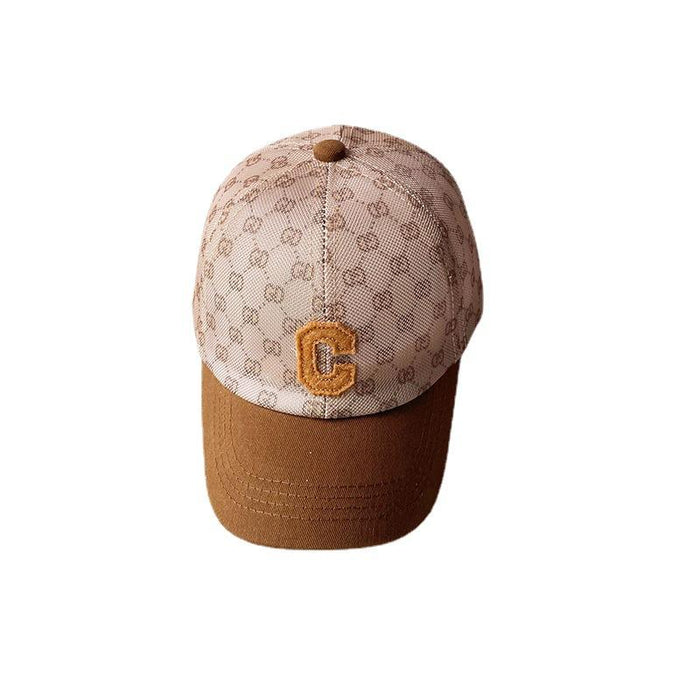 Summer C Letter Kids Shade Hollow Mesh Cap