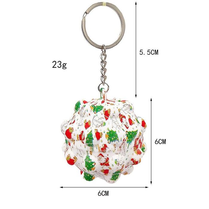 Vent Toy Pop It Fidget decompression Ball Keychain Toys