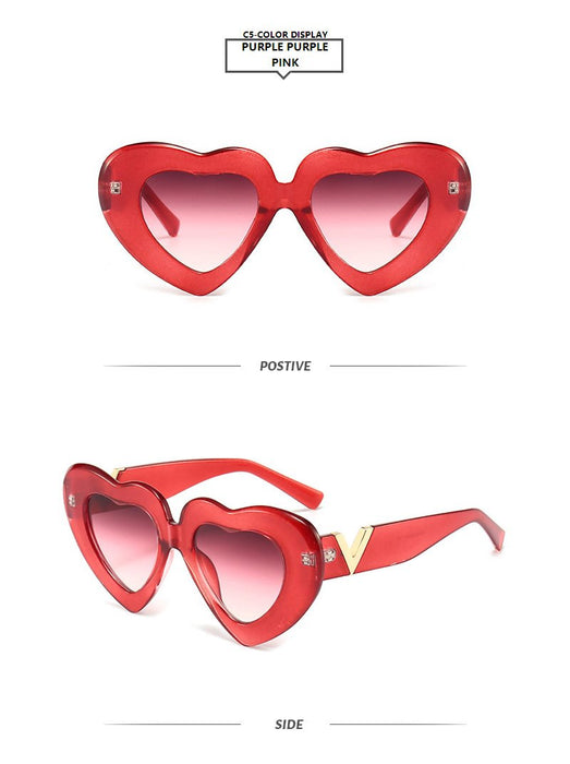 Large frame love Sunglasses