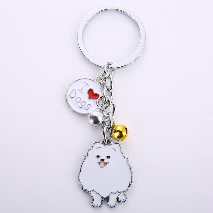 Creative Pet Dog Metal Keychain