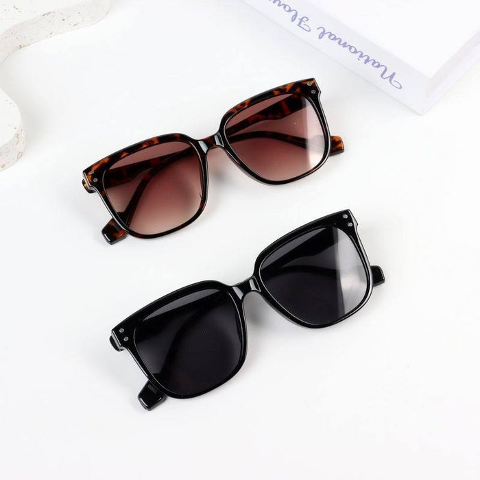 Children's Sunglasses large frame rice nail square Sunglasses