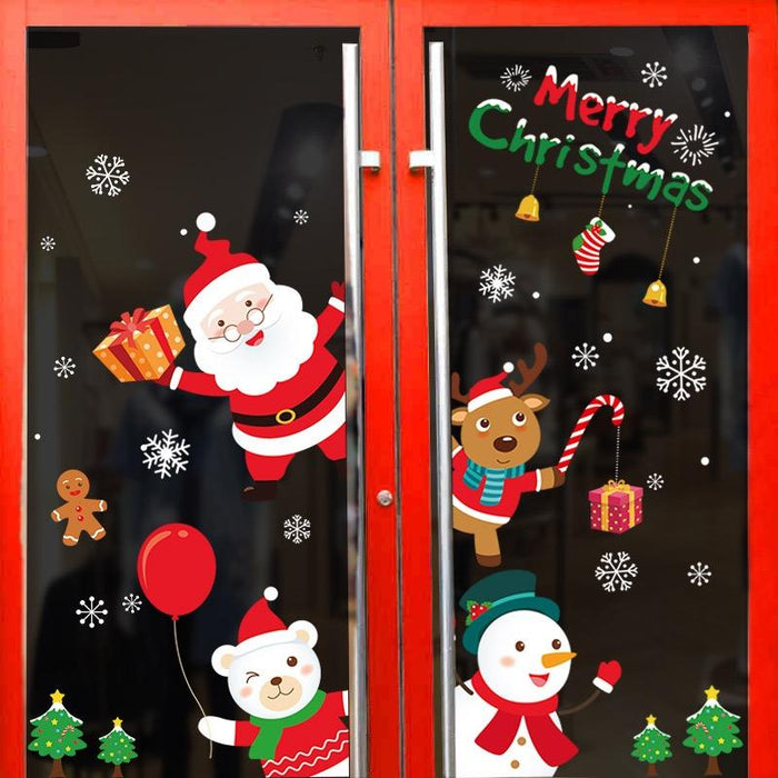 2022 Christmas Window Stickers