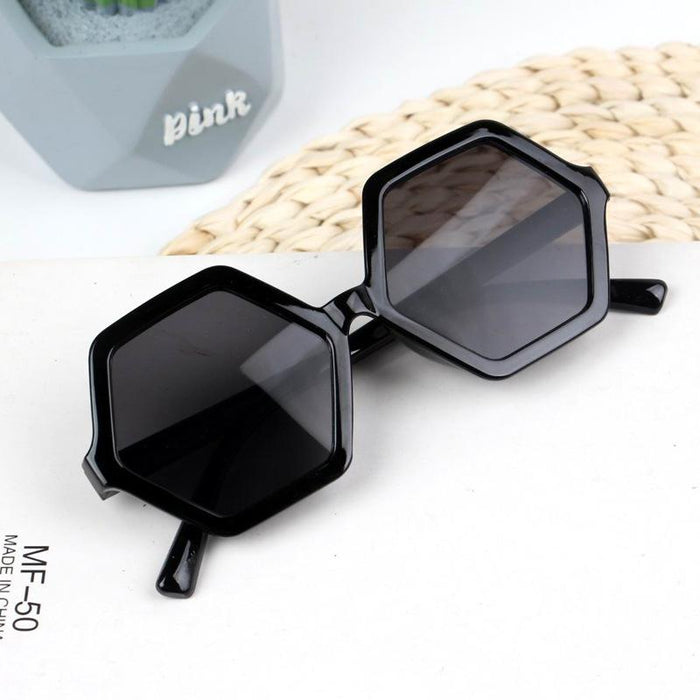 Children's Sunglasses hexagonal diamond Sunglasses