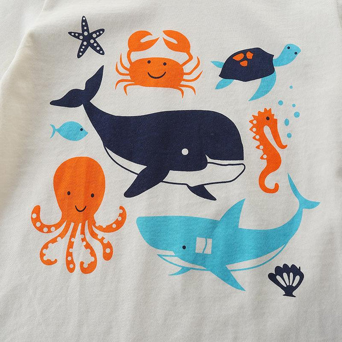 Children's short sleeved T-shirt set two piece set