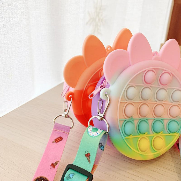 Bag Fingertip Crossbody Bag Bubble Decompression Toy Backpack